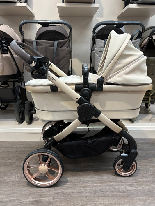 PRE LOVED iCandy Peach 7 Pram, Pushchair + Accessories - Biscotti