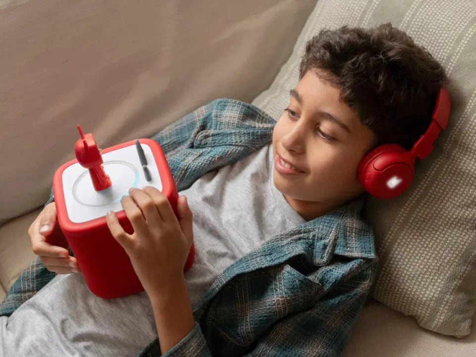 Toniebox 2 Bluetooth Headphones - Sunset Red