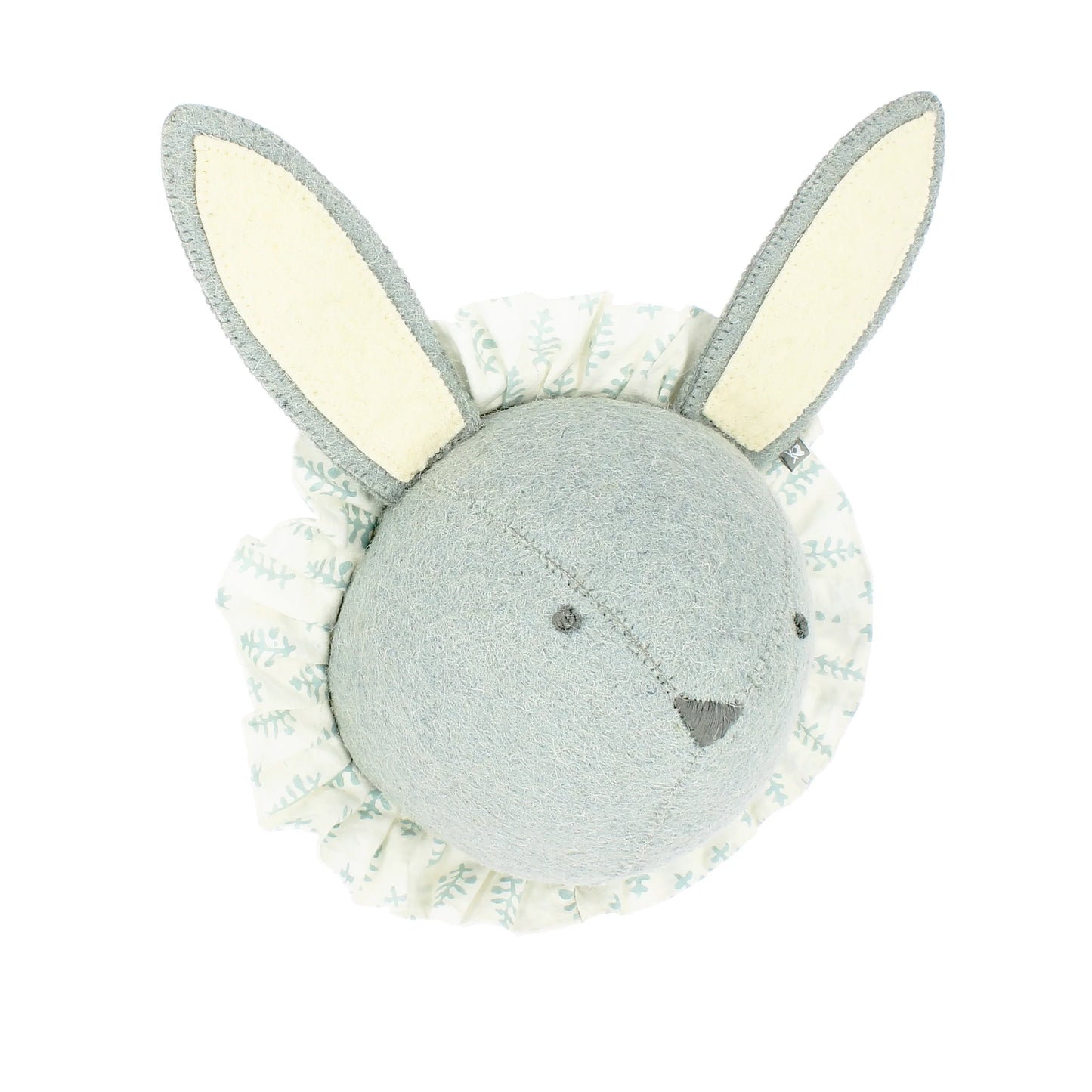 Fiona Walker Baby Rabbit with Vintage Ruff Head Mini - Blue