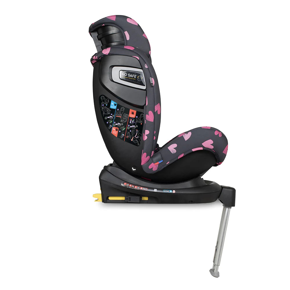 Cosatto All in All 360 Rotate Car Seat - Charcoal Lighthearted