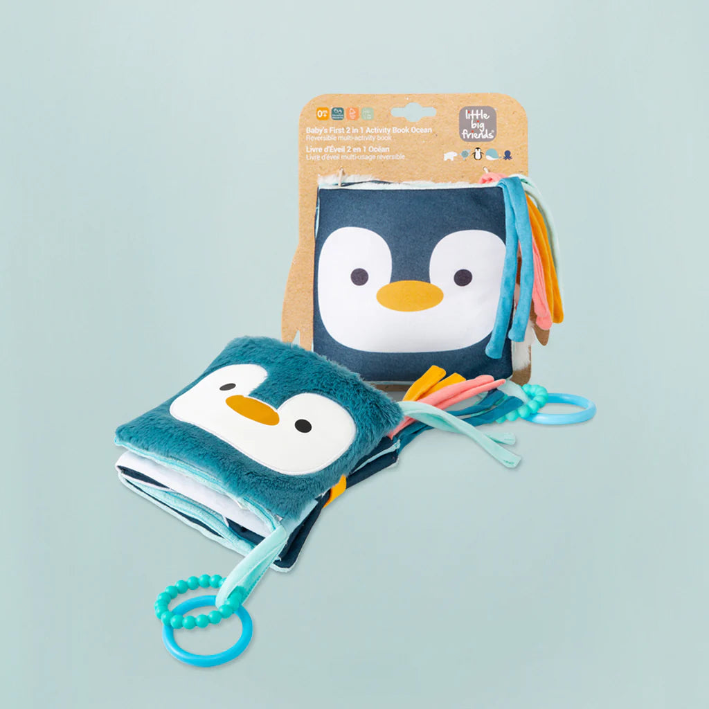Little Big Friends 2in1 Soft Activity Book - Ocean