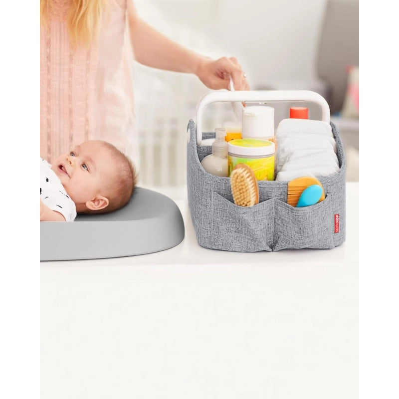 Skip Hop Light Up Diaper Caddy Organiser - Heather Grey