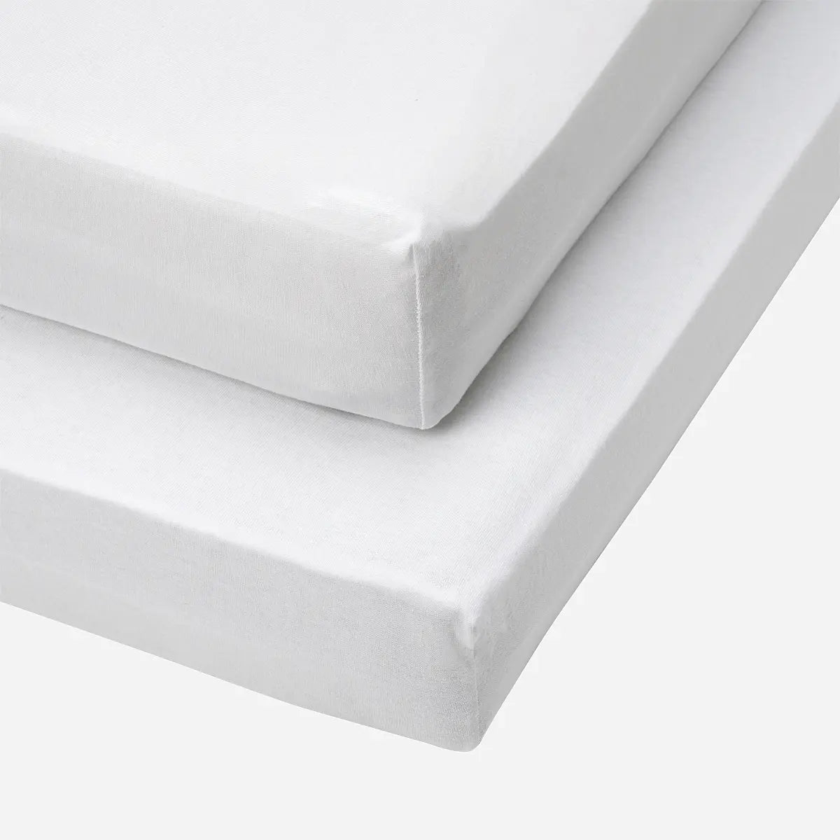 Tutti Bambini Cot Bed Fitted Sheets 2pk – Essentials White