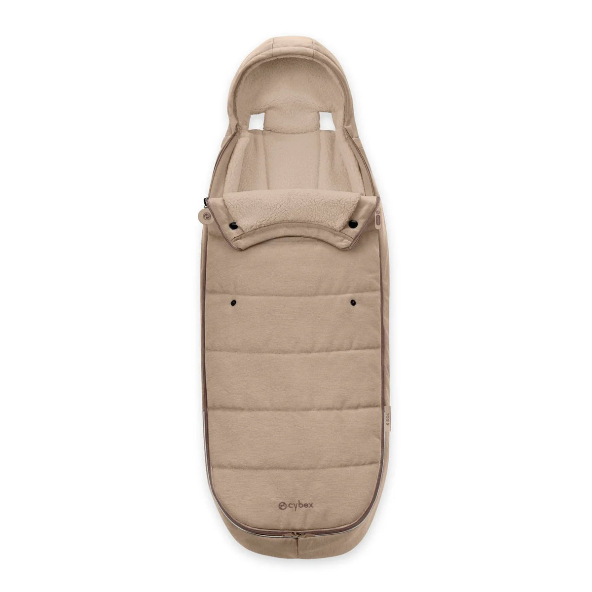 Cybex Balios S Lux Essential Bundle Inc Gold Footmuff - Almond Beige