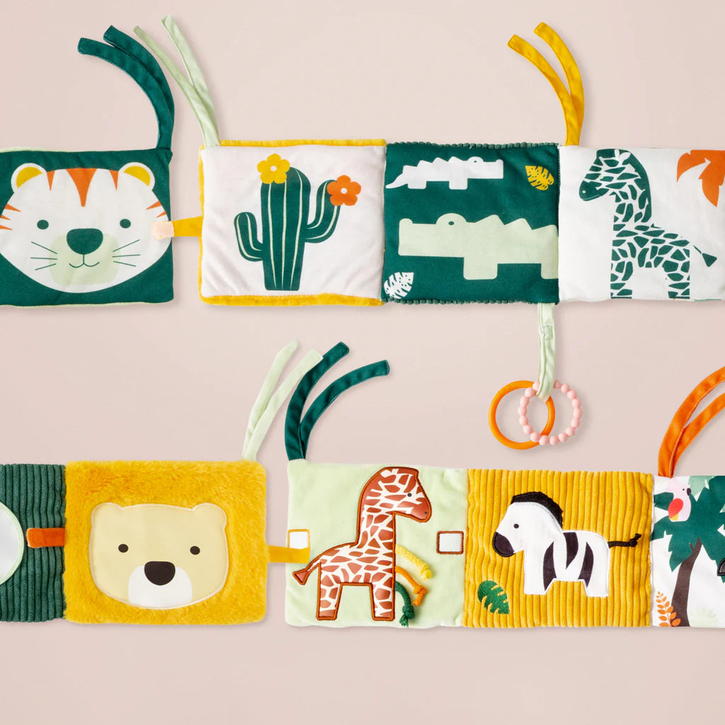 Little Big Friends 2in1 Soft Activity Book - Jungle