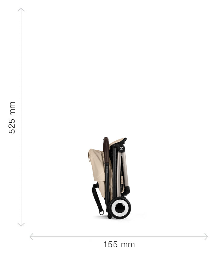 Cybex Orfeo Compact Travel Stroller - Dune Grey (2026 Model)