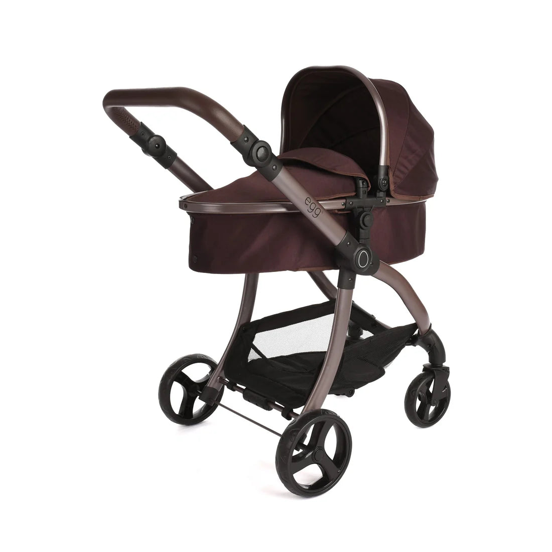Roma Egg® Landau Pour Poupée – Nacelle 2-en-1 évolutive – Poignée Réglable 60-78 Cm – Dès 3 Ans – Version Mini Du Célèbre œuf