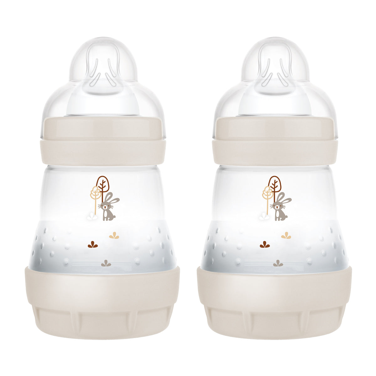 MAM Easy Start Colours Of Nature 160Ml 2 Pack Bottles - Taupe