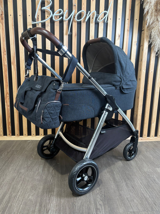 PRE LOVED Mamas & Papas Flip XT3 Pram & Pushchair - Slated Navy