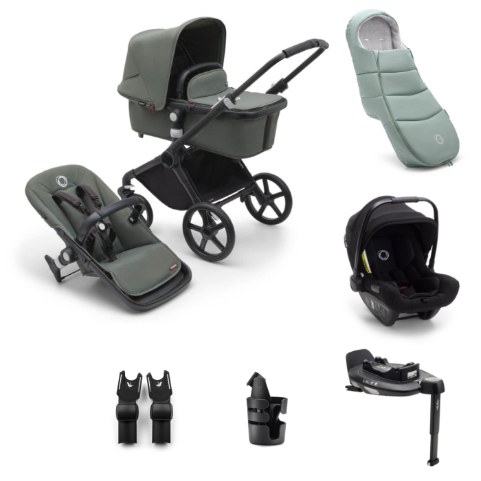 Bugaboo Fox Cub Ultimate Travel System Bundle Inc FREE Turtle Air