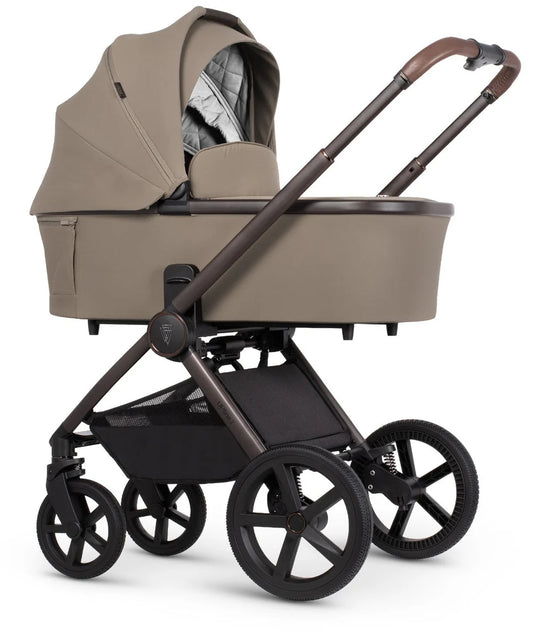 Venicci Upline2 Pushchair, Carrycot + Accessories Travel System Bundle - Special Edition Powder
