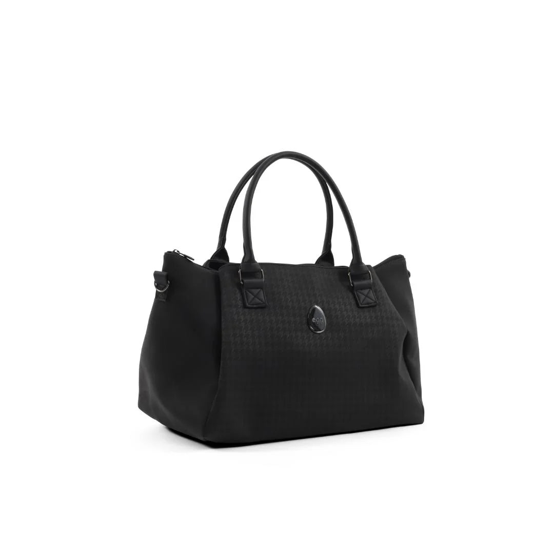 egg3 Overnight Bag - Houndstooth Black