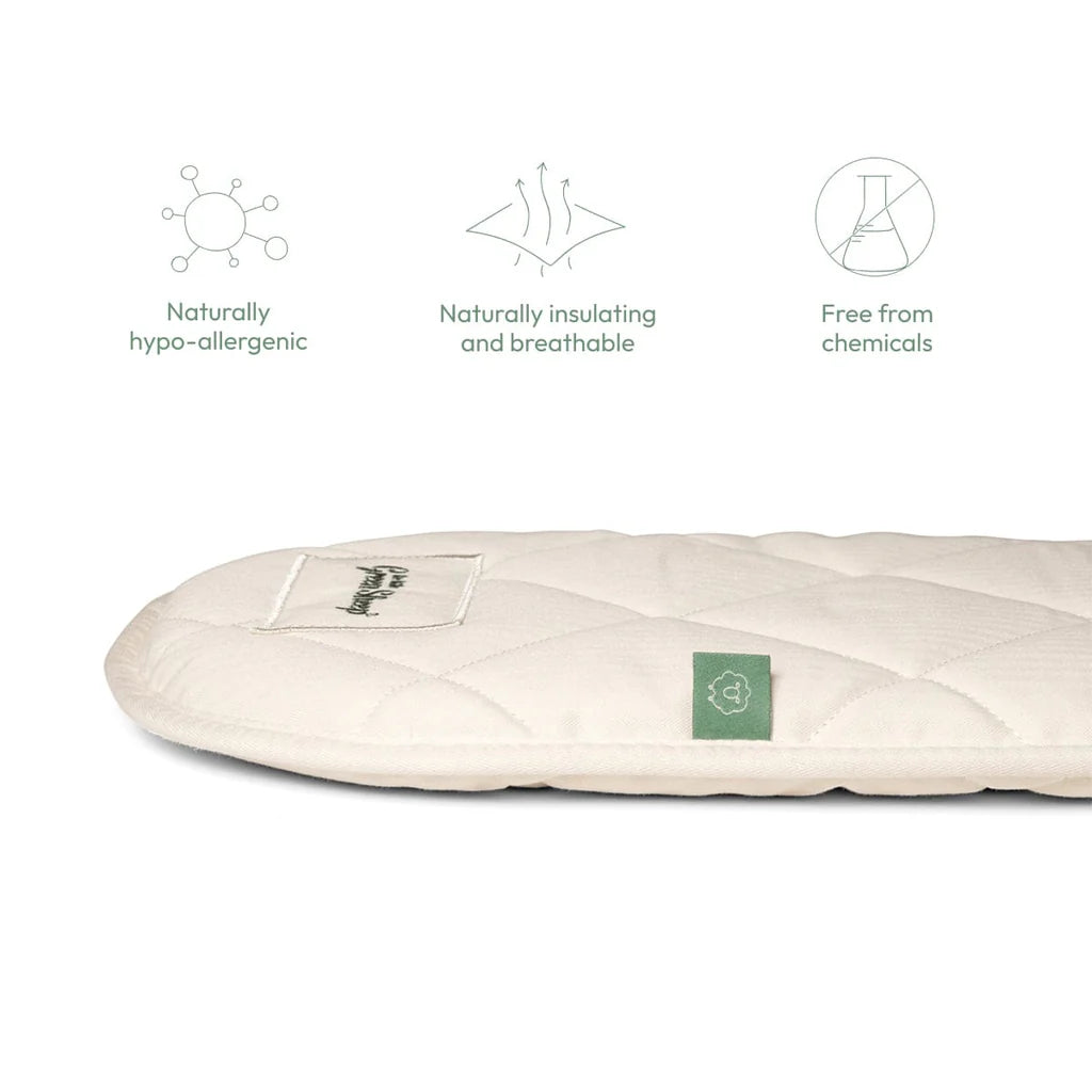 The Little Green Sheep Natural Crib Mattress to fit Tutti Cozee Crib