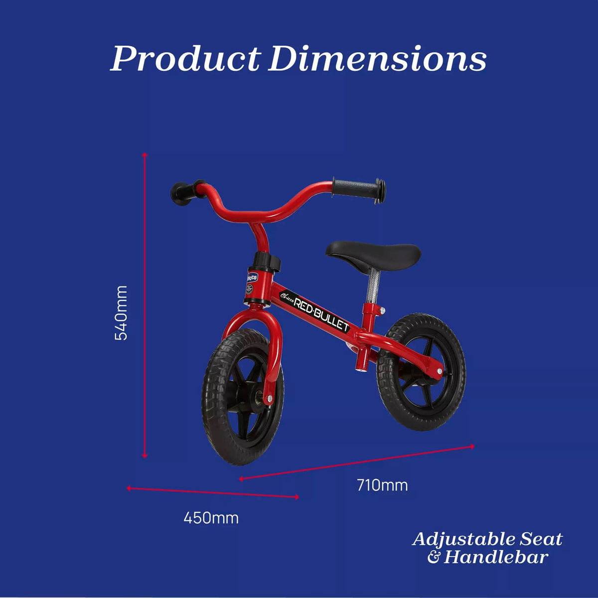 Chicco Toy Balance Bike - Red Bullet