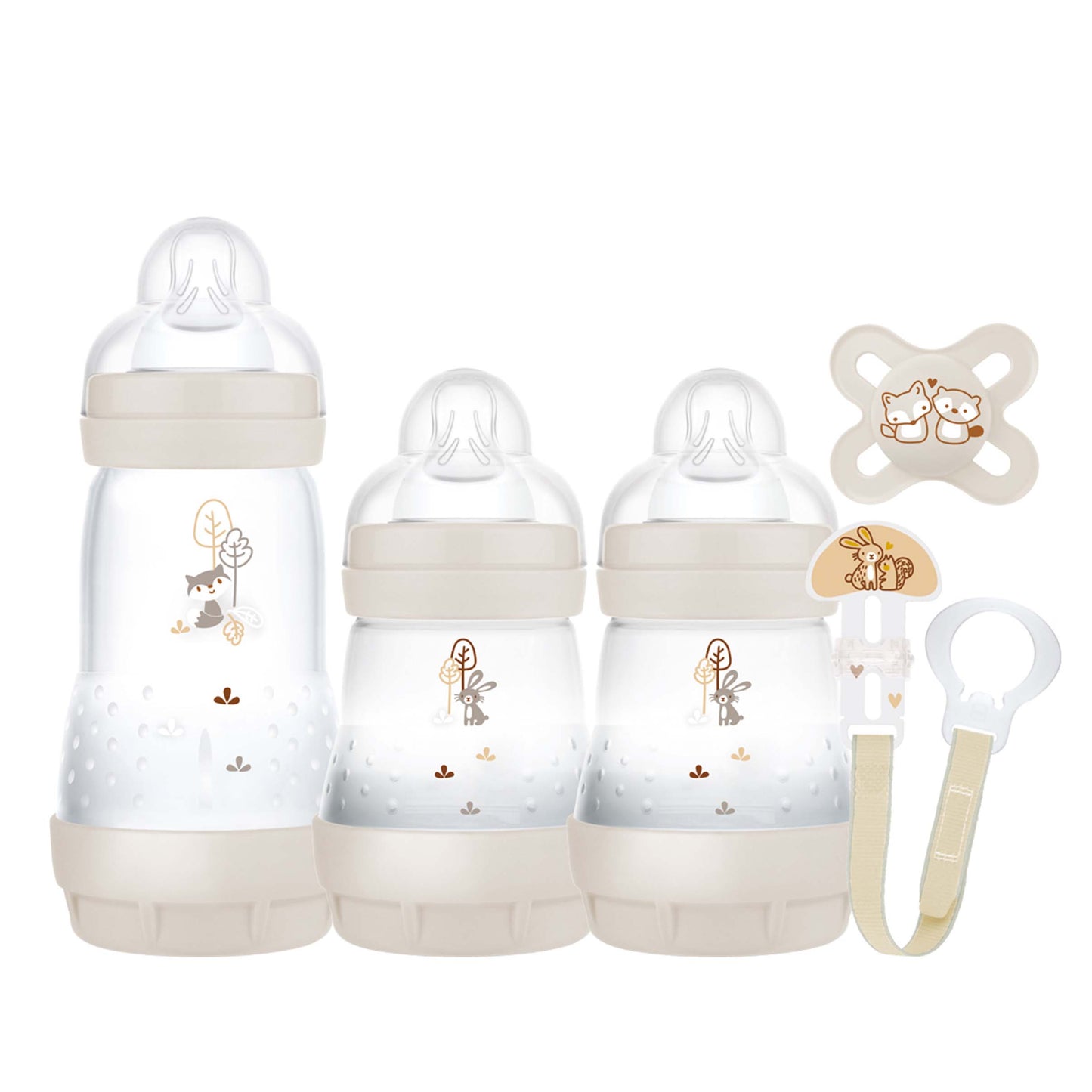 MAM Baby Easy Start Anti-Colic Bottles & Soother 5 Piece Newborn Gift Set - Unisex