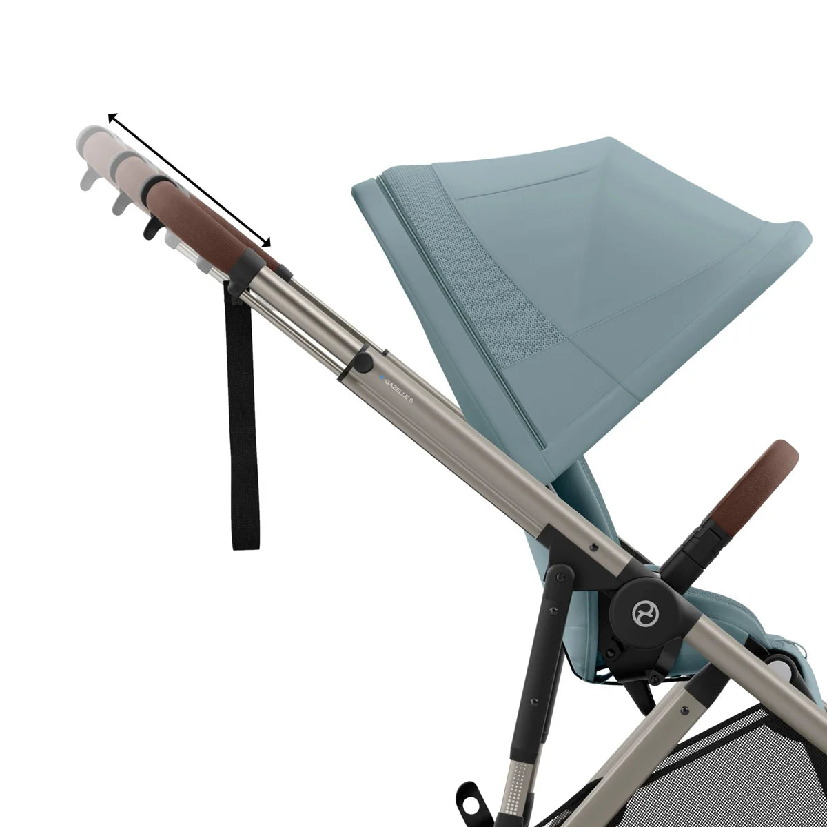 Cybex eGazelle S, 9 Piece Bundle - Stormy Blue/Taupe