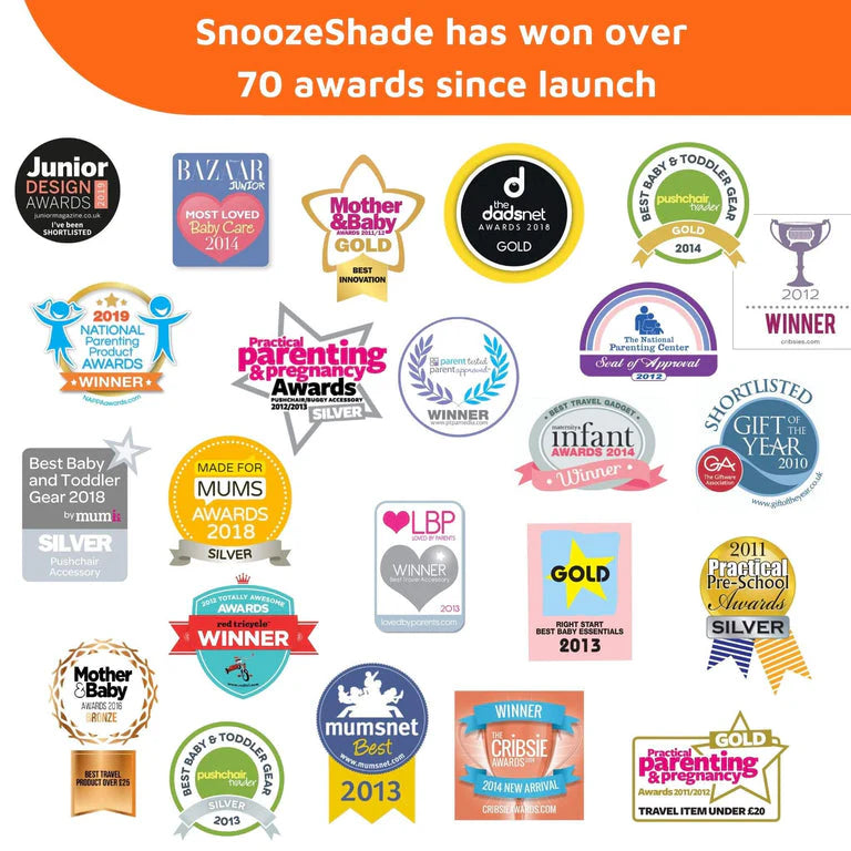 SnoozeShade Deluxe Car Seat Sun Shade