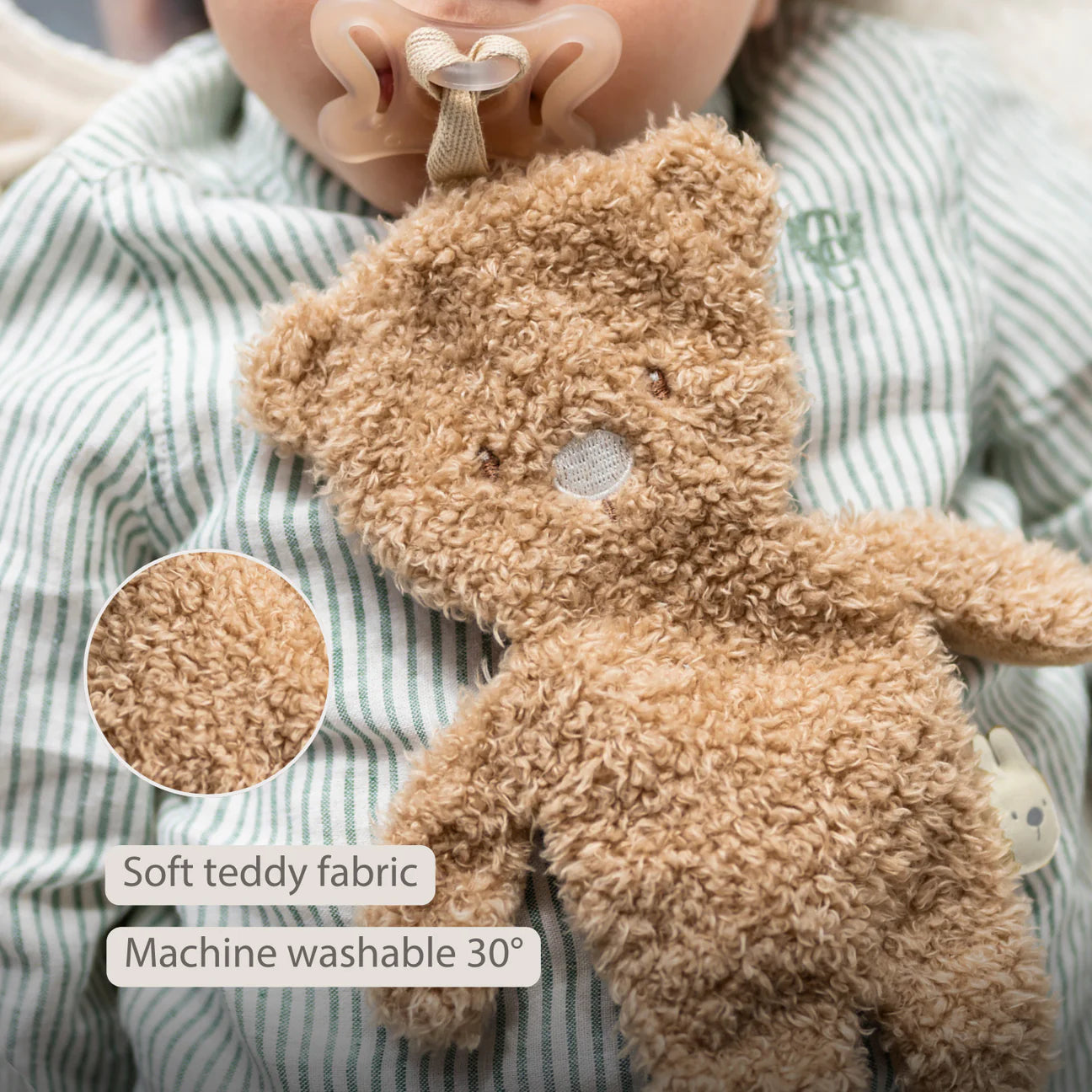 Nattou Pacifinder Teddy - Brown Bear