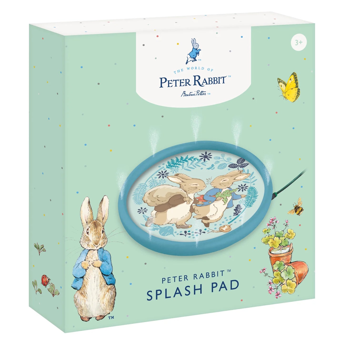 Peter Rabbit Kids Splash Pad – Outdoor Garden Water Play Mat