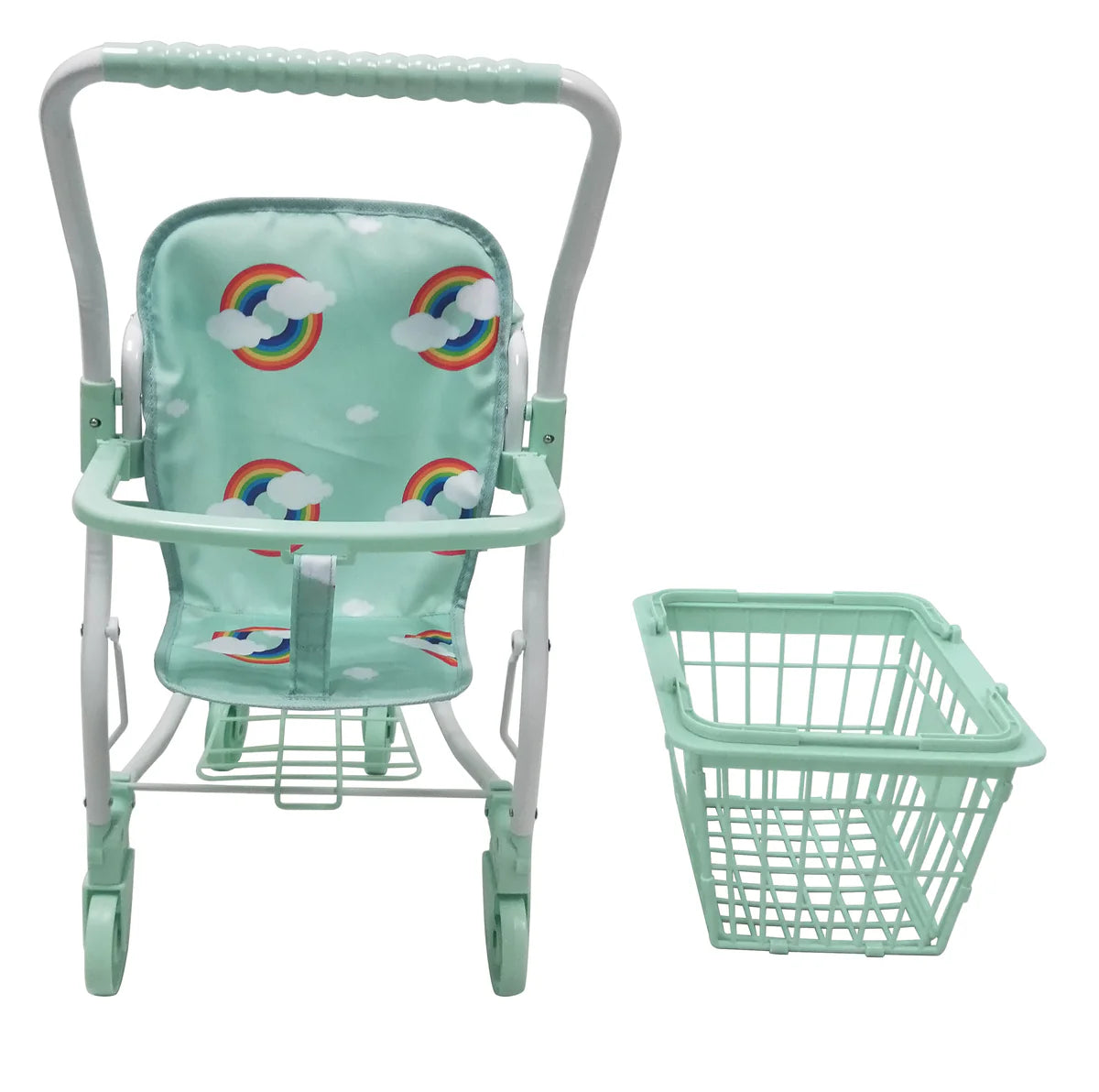 Roma Rupert Doll’s Shopping Trolley - Mint