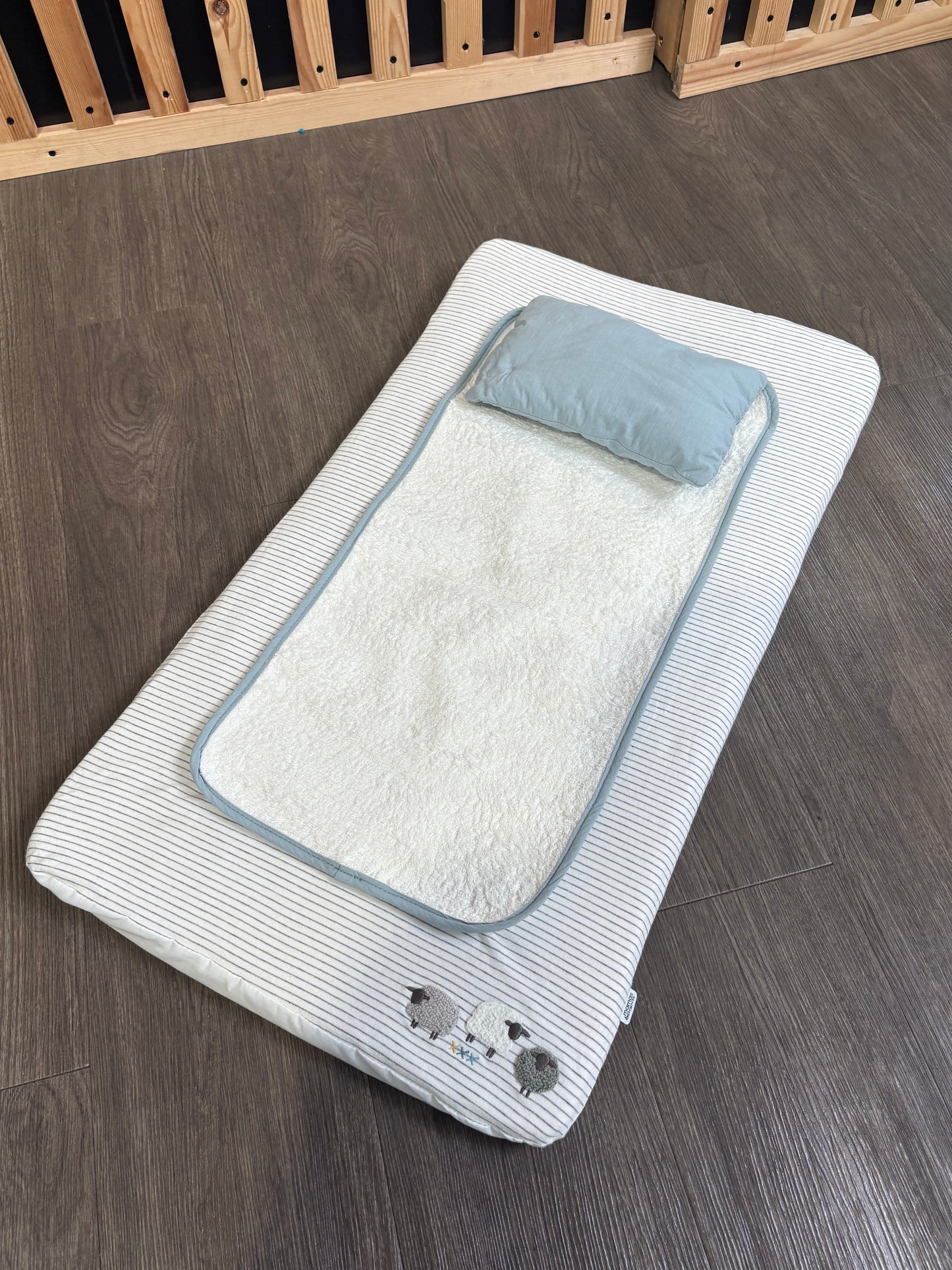 PRE LOVED Mamas & Papas Luxury Changing Mat - Striped Sheep