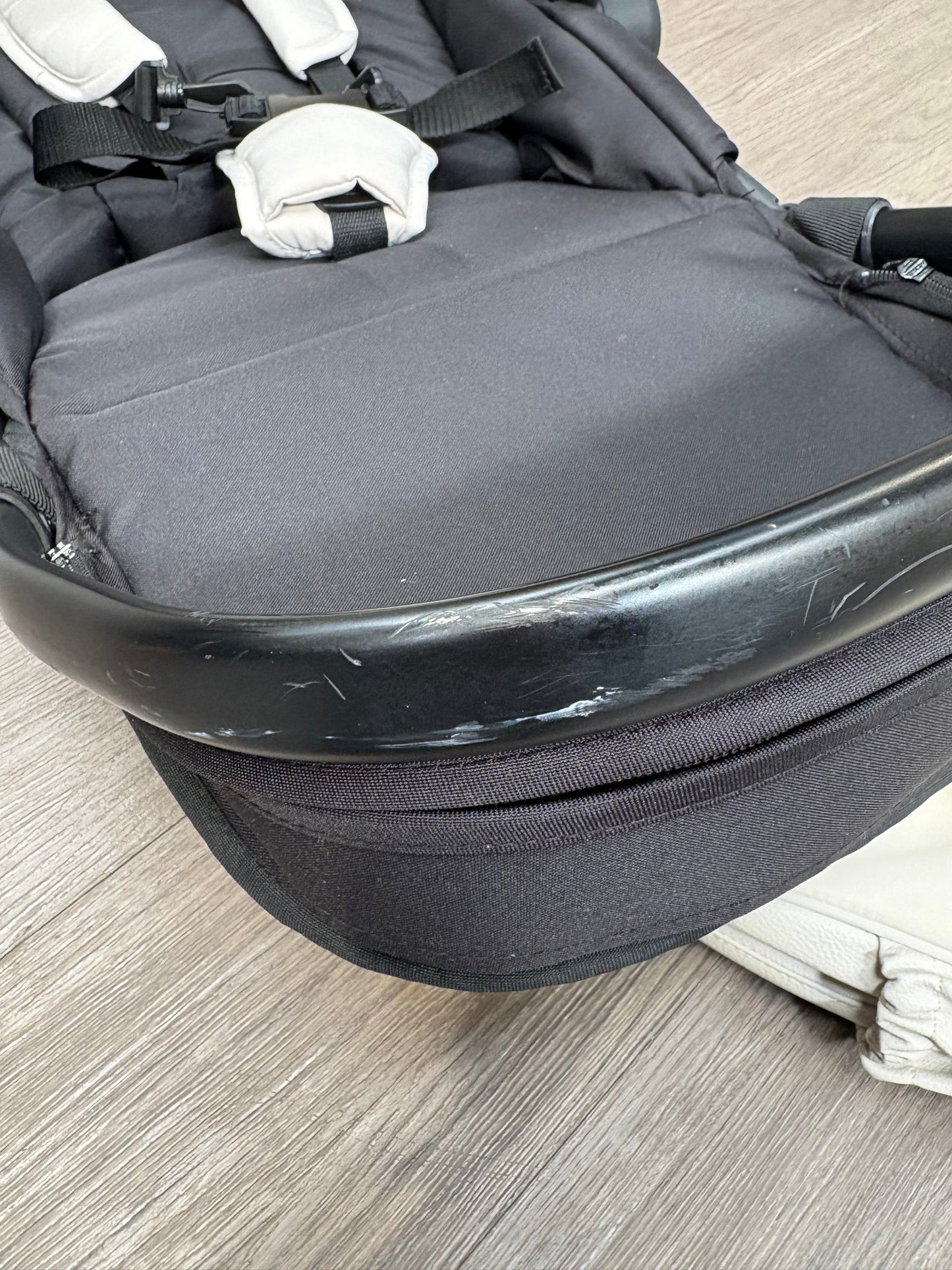 PRE LOVED Ickle Bubba Virgo Double Pushchair Bundle - Stone