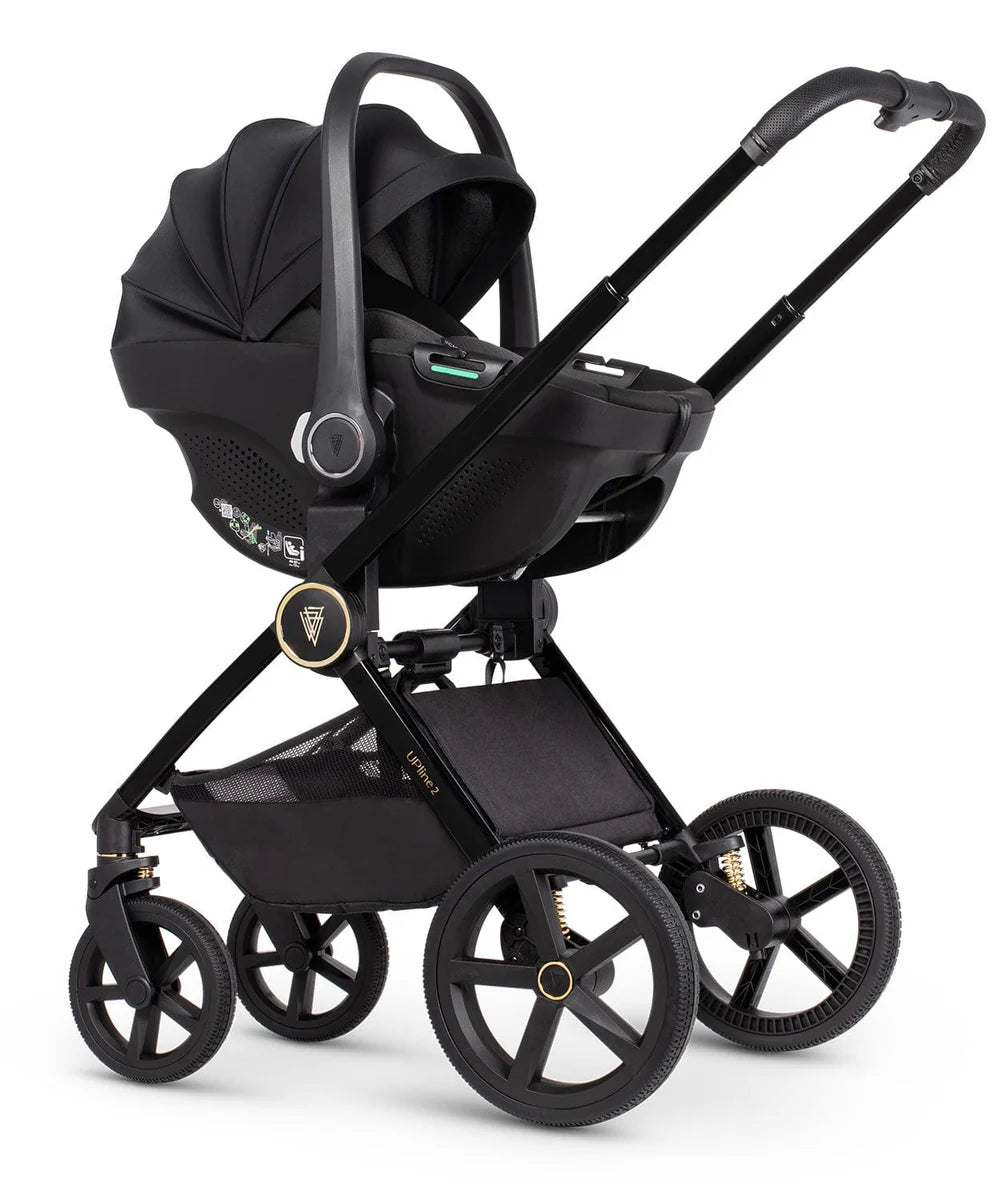 Venicci Upline2 Car Seat Travel System - All Black