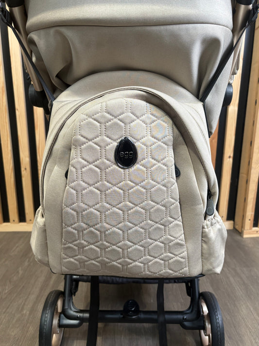 PRE LOVED eggZ Stroller + Accessories - Feather