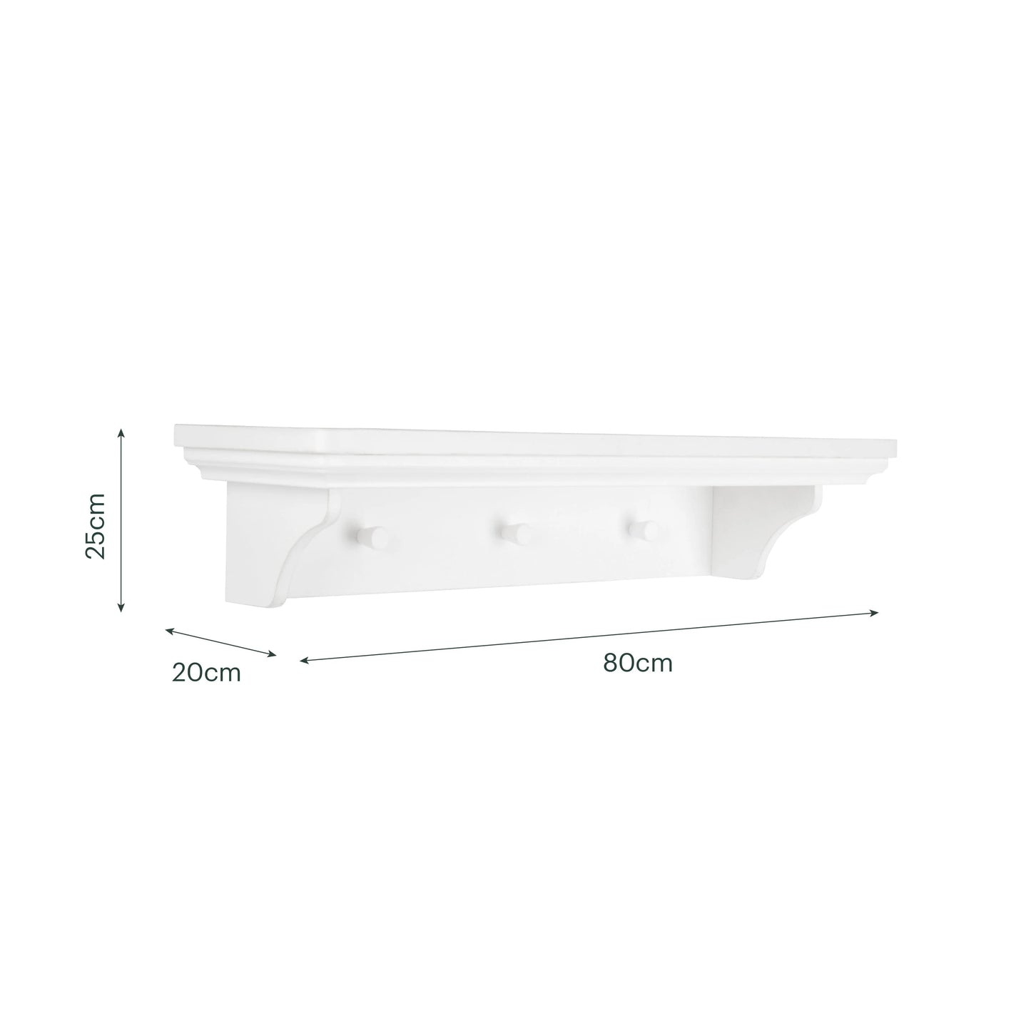 CuddleCo Beaumont Shelf - White