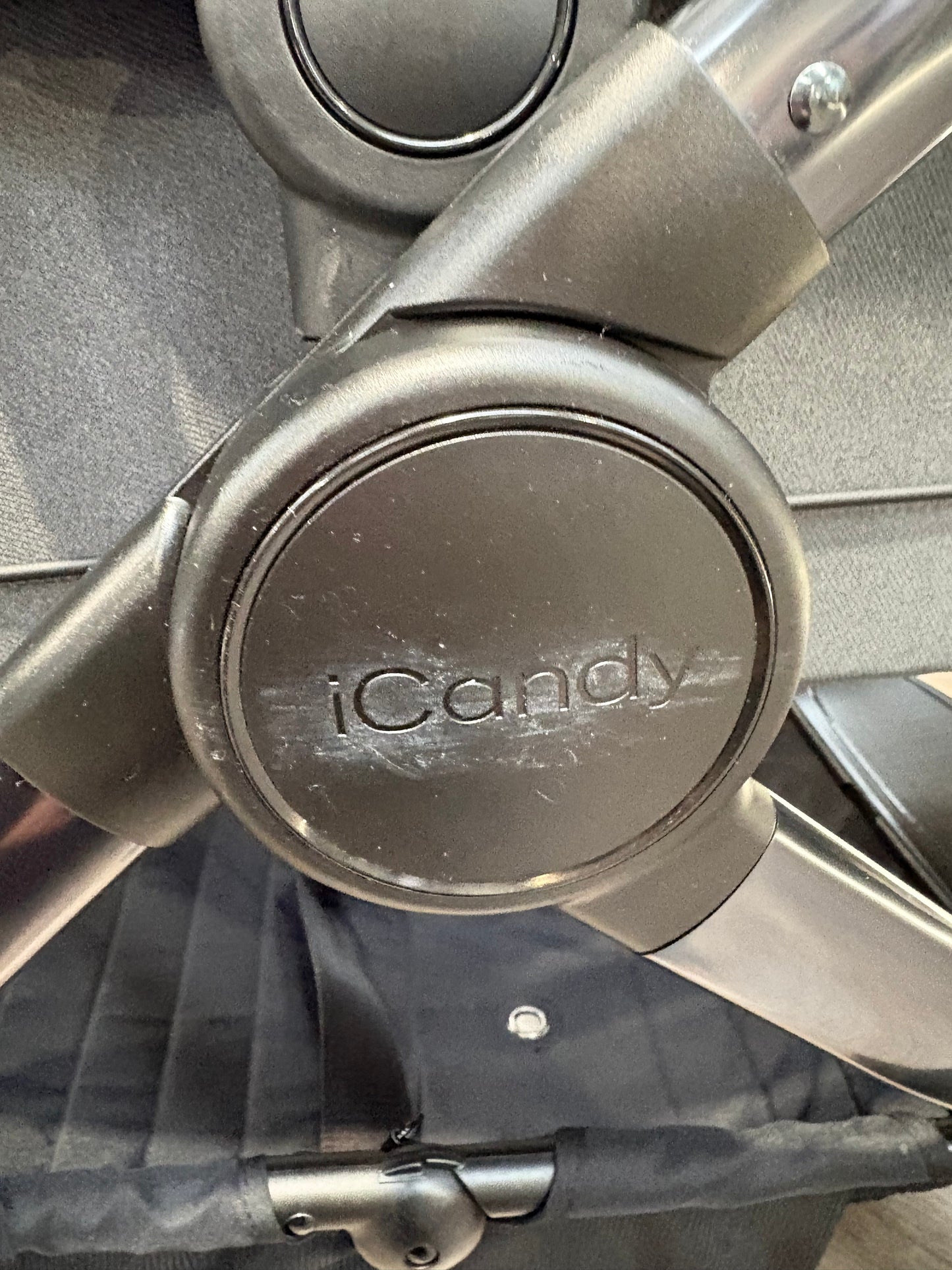 PRE LOVED iCandy Peach 7 Pram + Pushchair - Phantom/Truffle