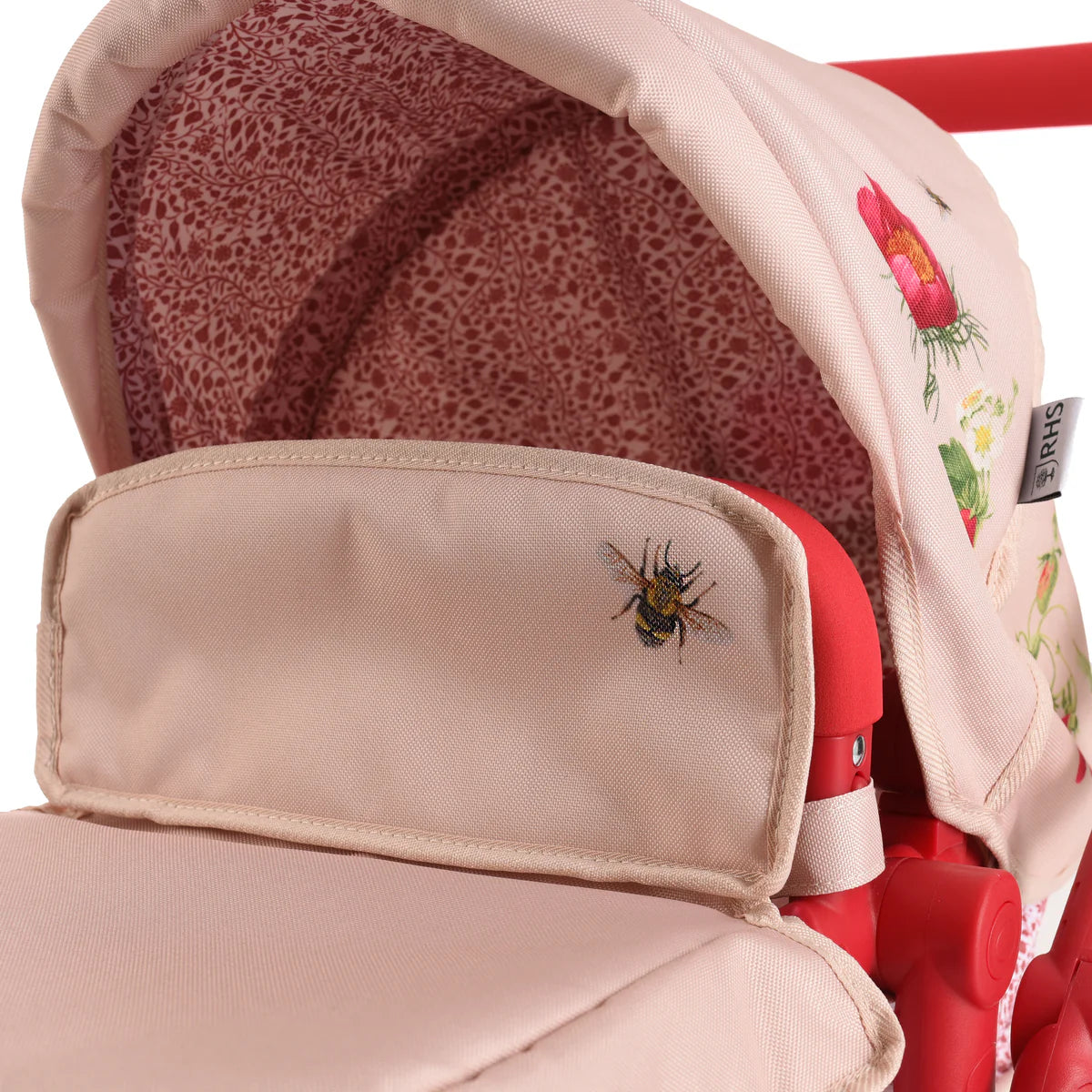 Roma RHS Single Dolls Pram - Floral