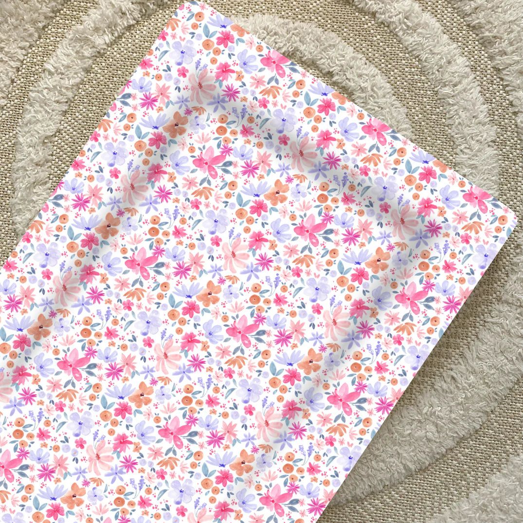 Bobbin & Bumble Standard Changing Mat - Magenta Floral