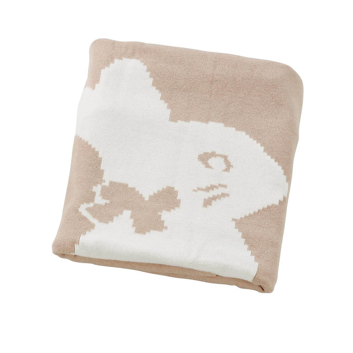 Peter Rabbit Signature Collection - Flopsy Bunny Knitted Blanket & Soft Toy Gift Set