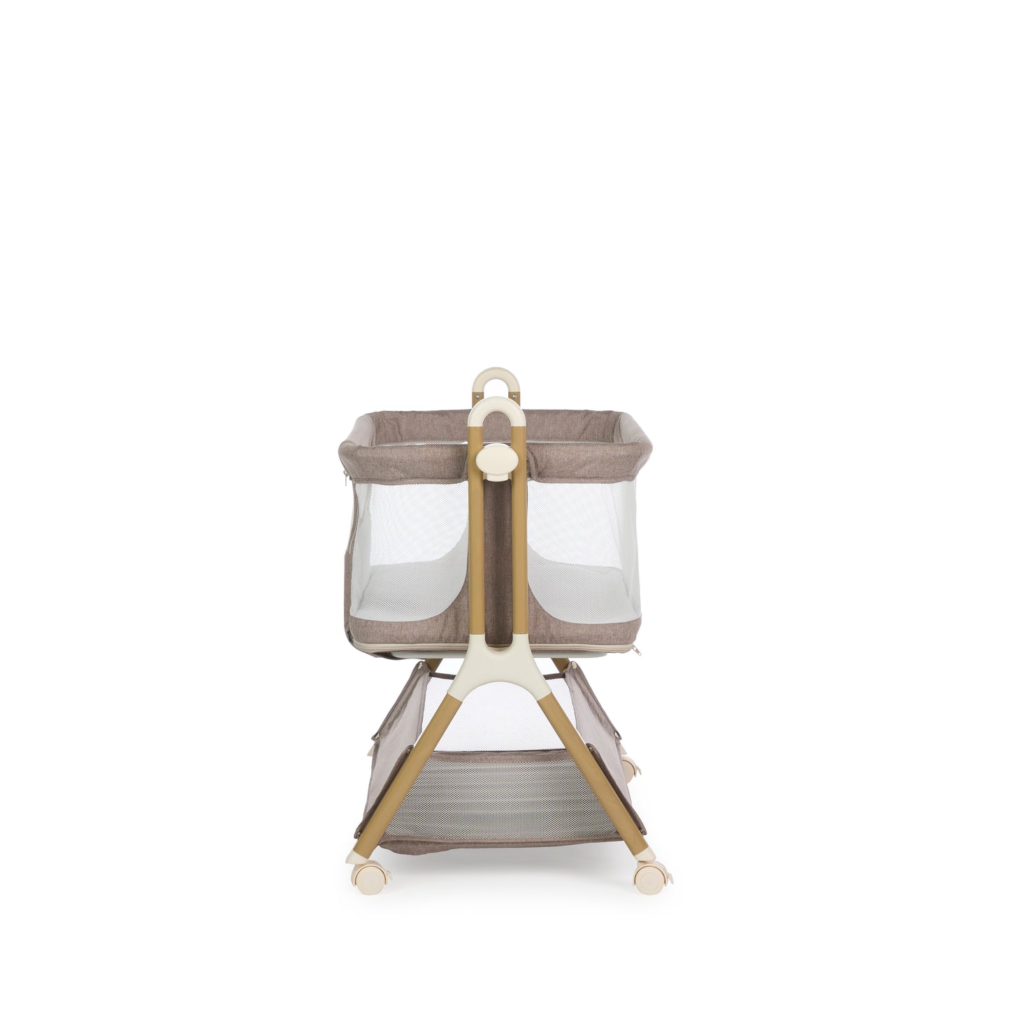 Obaby Cloud Bedside Crib - Nutmeg