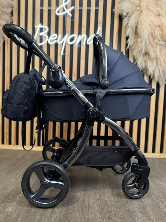 PRE LOVED egg2 Travel System - Cobalt Inc Maxi-Cosi Pebble 360 Car Seat