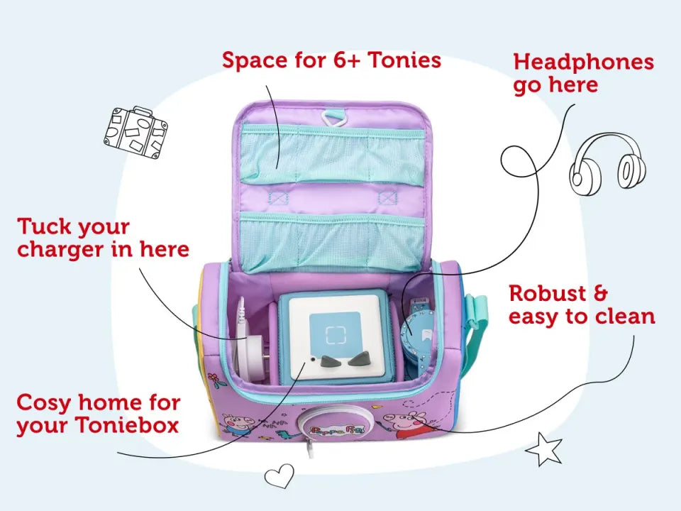 tonies Peppa Pig - Listen & Play Bag