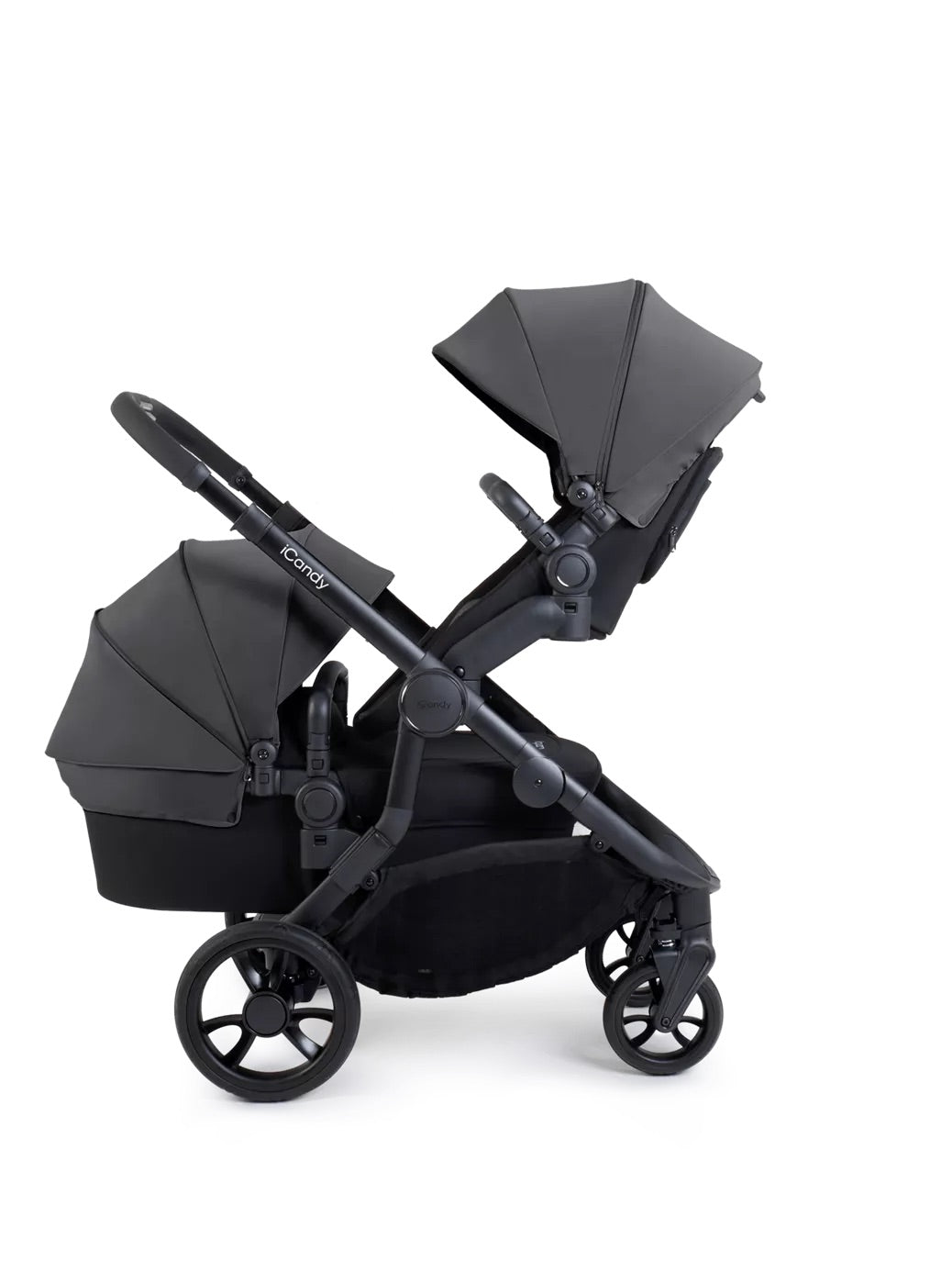 iCandy Orange 4 Travel System Inc Maxi-Cosi Pebble 360 Pro2 + FamilyFix Pro Base - Fossil