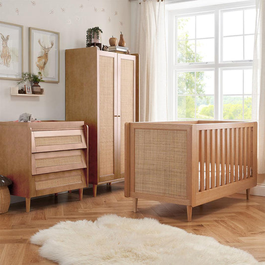 Tutti Bambini Japandi 3-Piece Room Set ā Light Oak