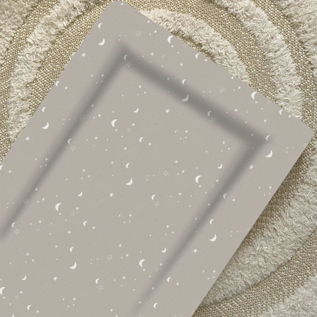 Bobbin & Bumble Standard Changing Mat – Grey Moon and Stars