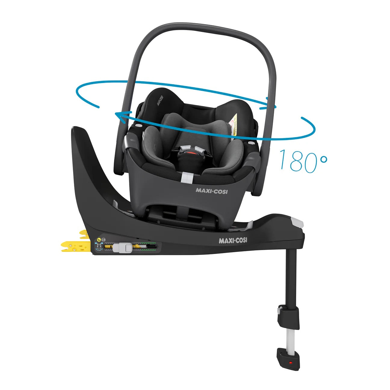 Maxi-Cosi Fame Pebble 360 8 Piece Complete Travel System Bundle - Twillic Black/Black