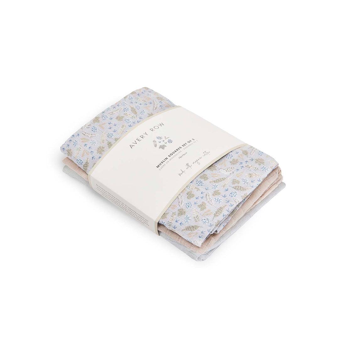 Avery Row 3Pack Muslin Squares - Nature Trail