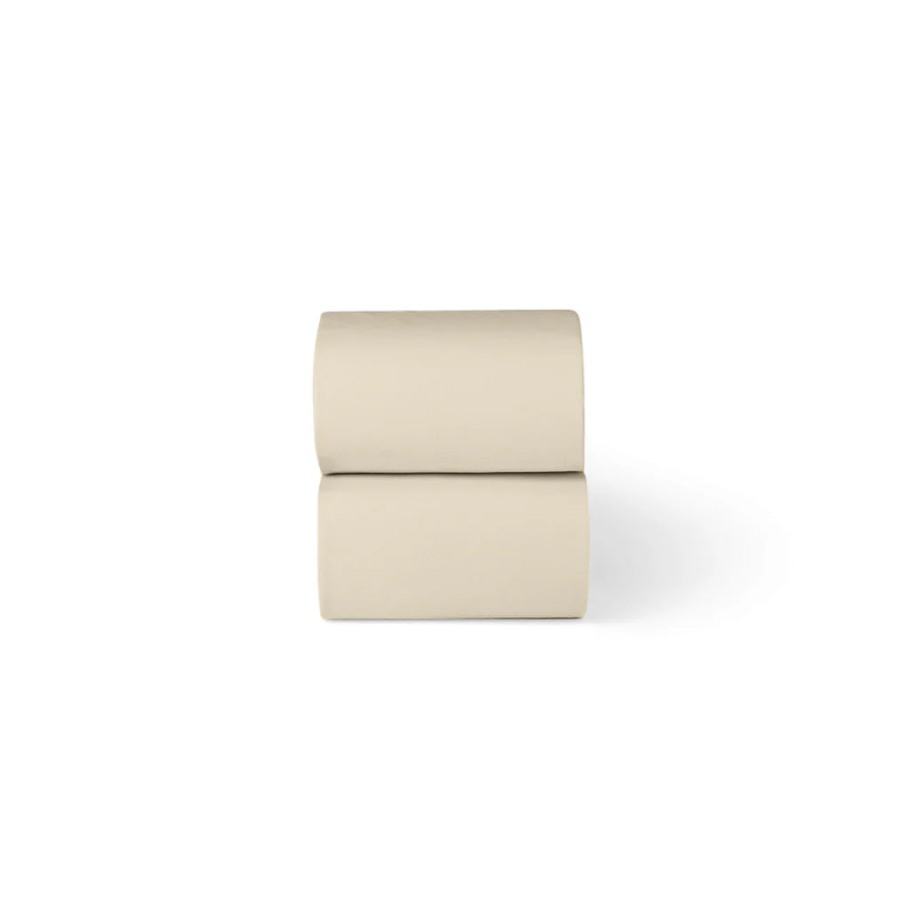 The Little Green Sheep Organic Moses Basket Fitted Sheets - Linen