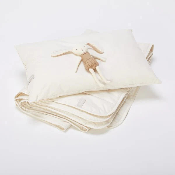 The Little Green Sheep Wool Cot Bed Duvet