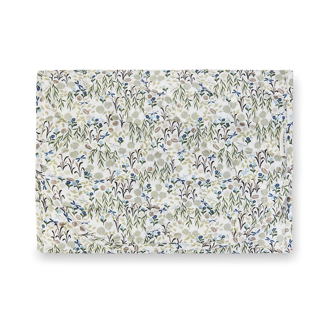 Avery Row Changing Basket Cotton Liner - Riverbank