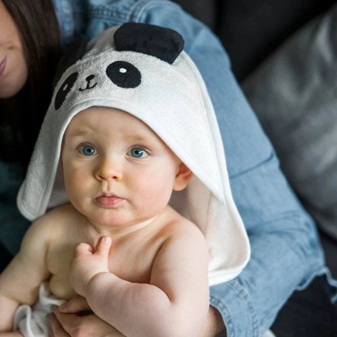 Studio Hop Baby Panda Hooded Cotton Towel