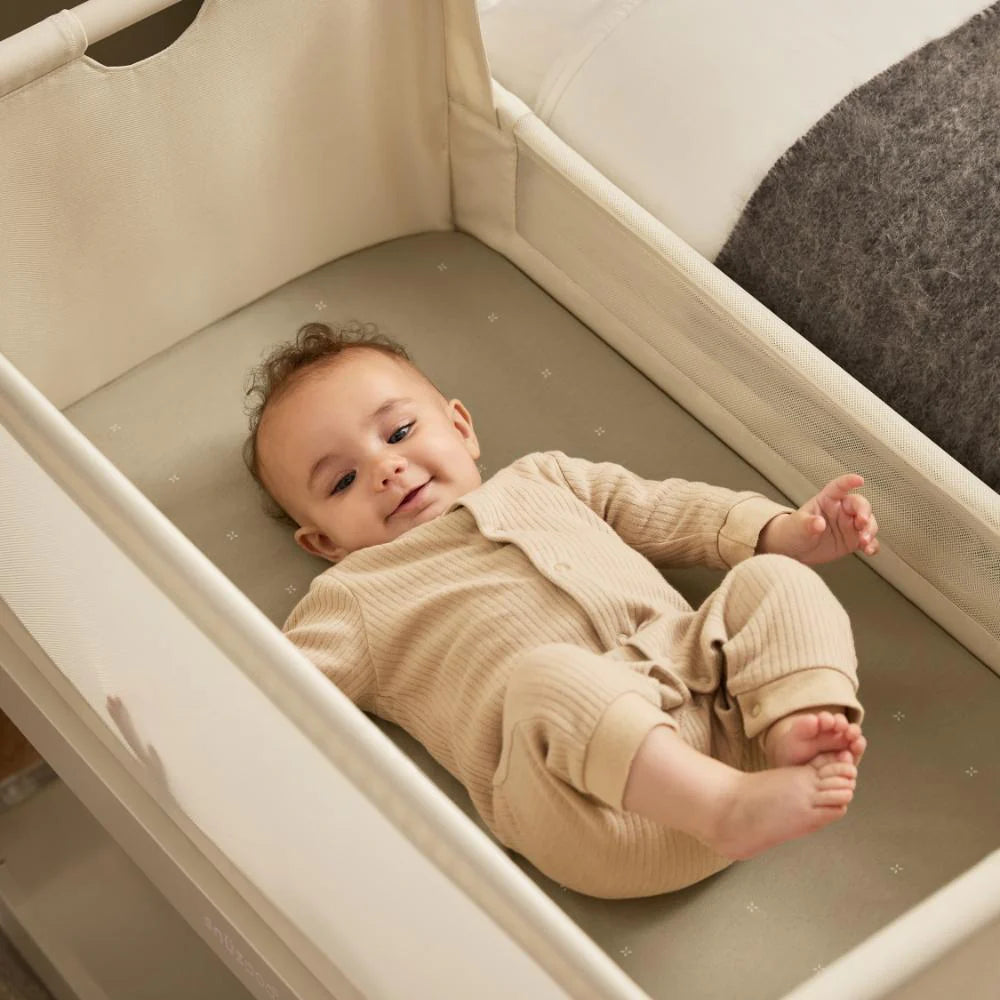 Snuzpod Crib 2 Pack Fitted Sheets - Sage/Cross