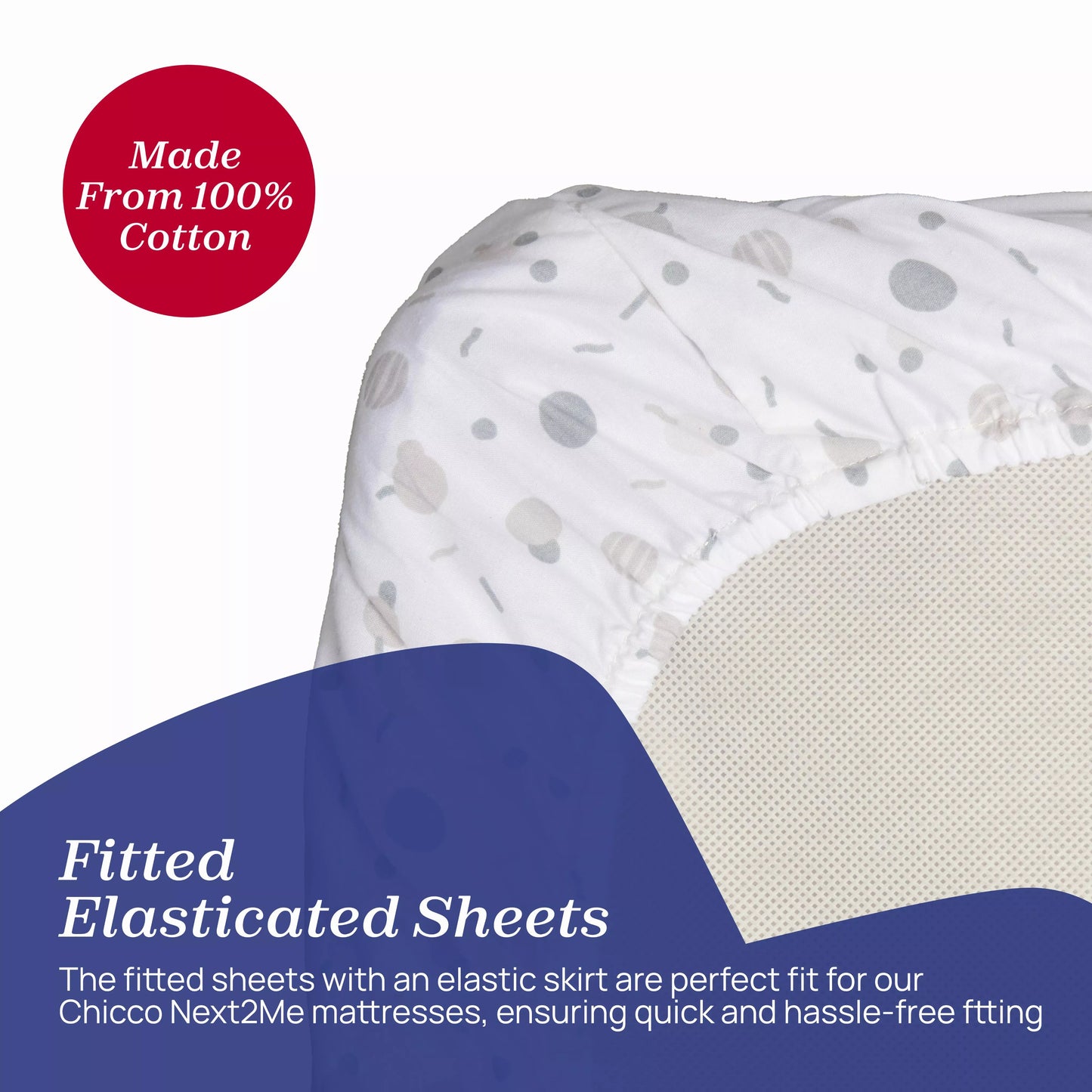 Chicco Next2Me Crib Set (2 Pieces) - Cloud