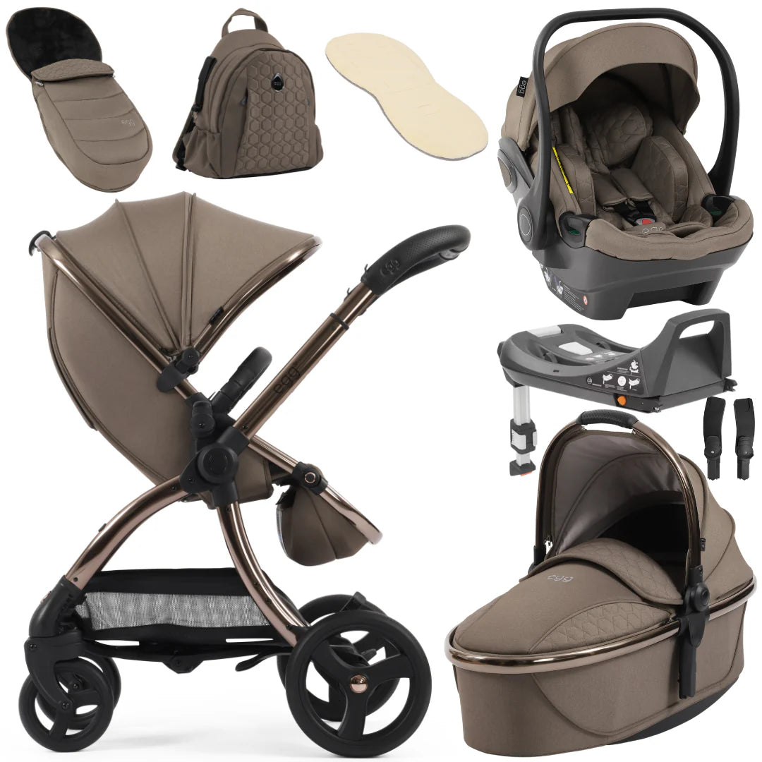 Egg3 Luxury Stroller Bundle Mink Bambinosandbeyond