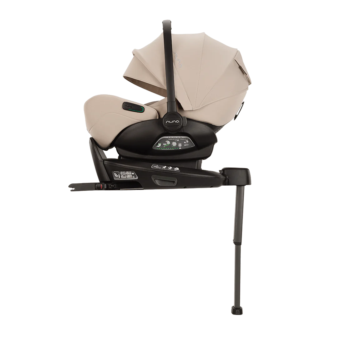 Nuna TRIV Next, LYTL Carrycot, ARRA Flex + Base Curve Travel System - Biscotti
