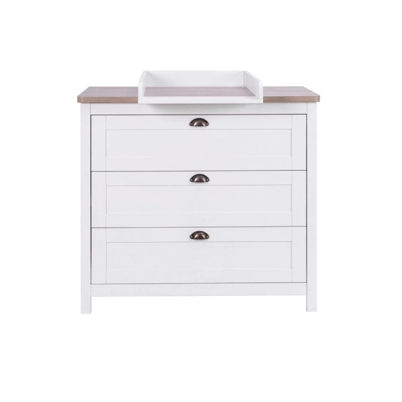 Tutti Bambini Verona 3 Piece Room Set - White/Oak